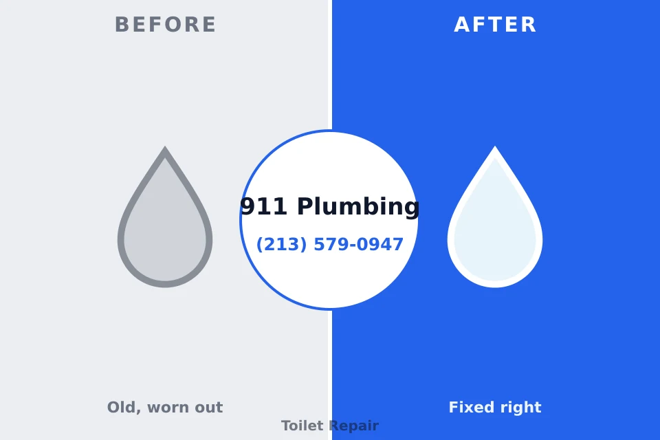 Before and after: plumbing repair Slater, IA